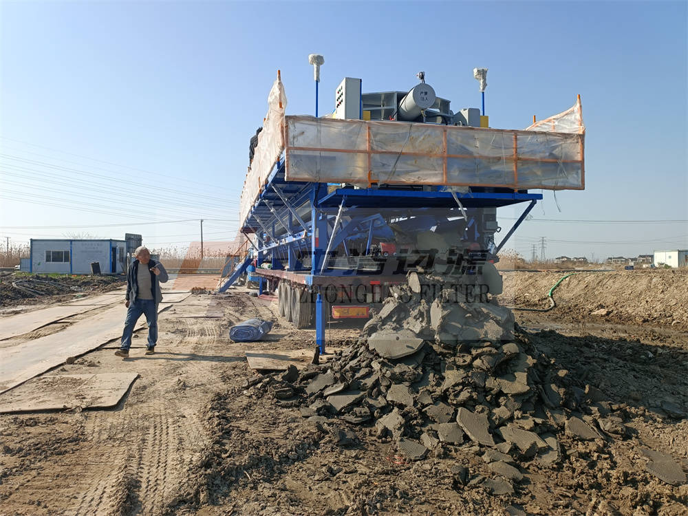 車載式壓濾機與泥漿固化劑 現代泥漿處理工程的靈活解決方案